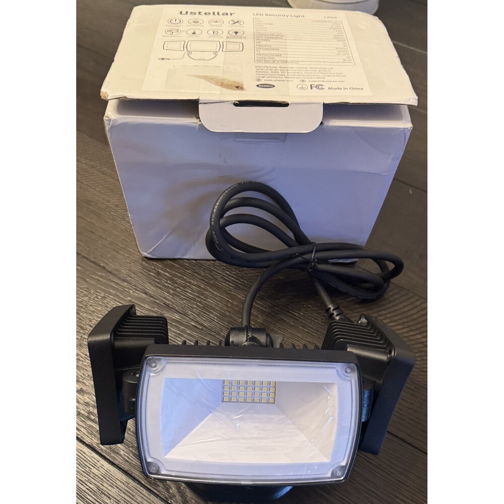 NIB Ustellar LED Security Light Ultra Bright New 55 Watt